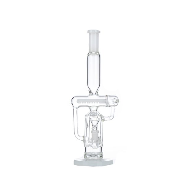 13" New Designe Glass Bong - White (C2701) - Image 2
