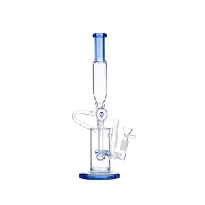 13" Recycler Glass Bong - Jade Blue (C2701)
