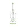 16" Recycler Glass Bong - CN Slime Green  (C1605) - Image 2