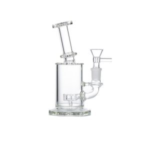 7" Glass Bong - Clear (C1041)