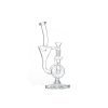 11" Recycler Glass Bong - Clear  (C8032) - Image 2