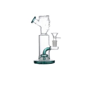 7" Glass Bong - Teal  (C8024)