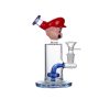7" Glass Bong - Light Blue  (C8020)