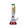 14" 7MM Glass Bong- Green (DCK-021)
