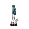14" 7MM Glass Bong - Green (DCK-020) - Image 3