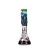 14" 7MM Glass Bong - Green (DCK-020) - Image 2