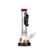 14" 7MM Glass Bong - Red (DCK-020)
