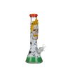 14" 7MM Glass Bong - Red (DCK-021) - Image 3