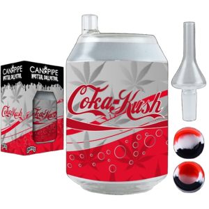 CAN-A-PIPE 2in1 Glass Bubbler & Nectar Coltector | CokaKush (SCNC-009)