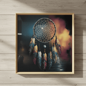 Eye Catching Design Dream Catcher Picture Frame-04