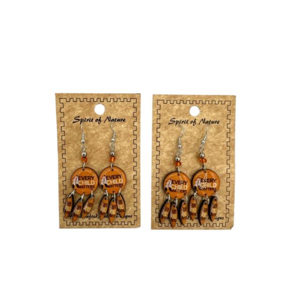 Acrylic Spirit of Nature ECM Earrings - Every Child Matters - (ECM Jewelry-01)