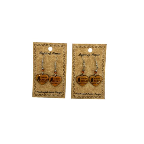 Acrylic Spirit of Nature ECM Earrings  - Every Child Matters - (ECM Jewelry-05)