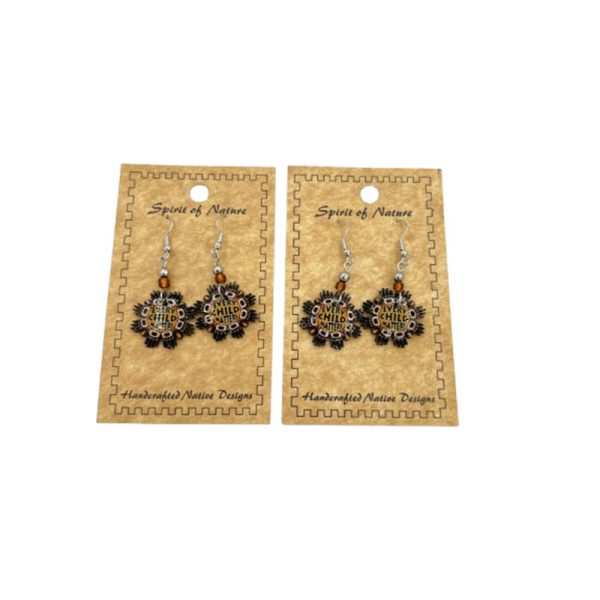 Acrylic Spirit of Nature ECM Earrings - Every Child Matters - (ECM Jewelry-10)