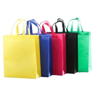 Non-Woven Reusable Tote Bags - Assorted Colors - Large (ECO-001)