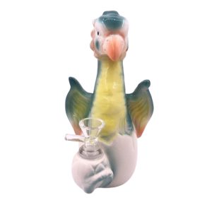 8" Folky Design Ceramic Bong (ES088WP)