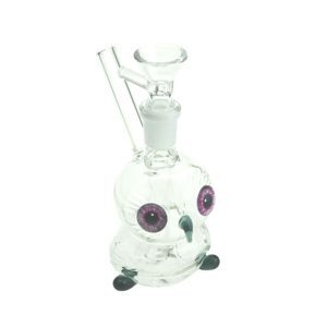 4" Owl Glass Bong (F20230926-4A-Lake Green)