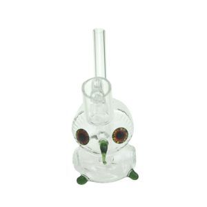 4" Owl Glass Bong (F20230926-4B-Green)