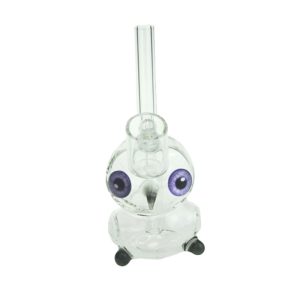 4" Owl Glass Bong (F20230926-4B-Grey)