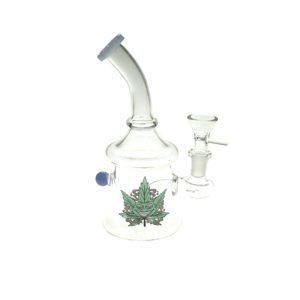 6.5" Cartoon Print, Glass Bong comes with Percolator  (F230829-1E-Sticker 5)