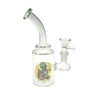 6.5" Cartoon Print, Glass Bong comes with Percolator  (F230829-2A-Sticker 3)