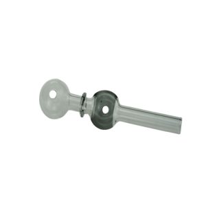 5.5" Donut shape Glass Bubble Pipe (FH0276-Grey)