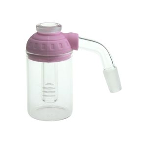 3.5 " 14mm Ash Catcher with Silicone Cap (FHS038-Pink)