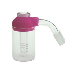 3.5 " 14mm Ash Catcher with Silicone Cap  (FHS038-Purple)