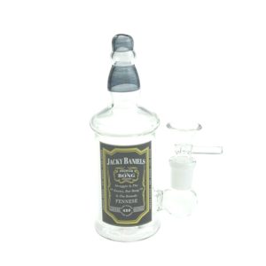 6" Wine Bottle Design Glass Bong (G0923045-Bottle 3)