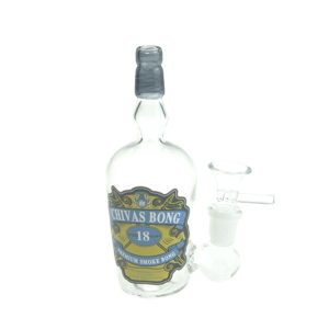6"Wine Bottle Design Glass Bong (G0923045-Bottle 5)