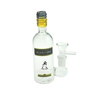 6" Wine Bottle Design Glass Bong (G0923045-Bottle 6)