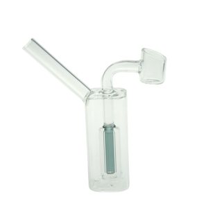 4" Glass Bong with Banger (G230806-5-Lake Green)