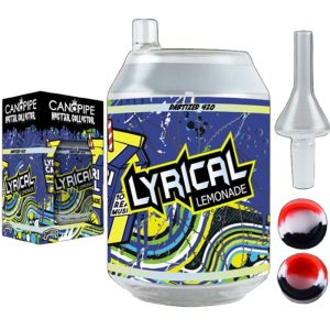 CAN-A-PIPE 2in1 Glass Bubbler & Nectar Collector | Lemonade (SCNC-006)