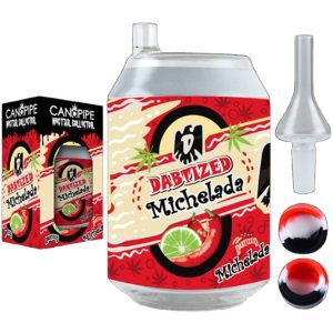 CAN-A-PIPE 2in1 Glass Bubbler & Nectar Collector | Michelada (SCNC-007)