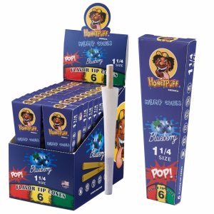 HoneyPuff Pre-Rolled Flavored Cones – Blueberry (P1174-06)