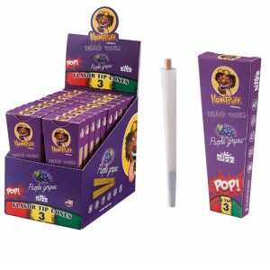 HoneyPuff - Pre-Rolled Flavored Cones (King) - Purple grape (P1175-01)