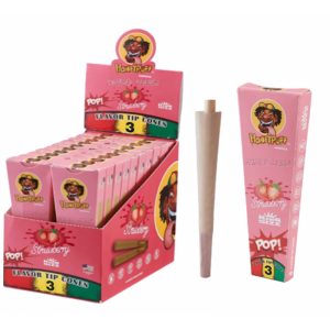 HoneyPuff - Pre-Rolled Flavored Cones (King) – Strawberry (P1175-07)