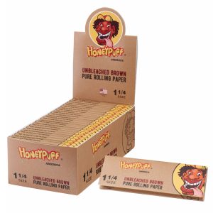 HoneyPuff Rolling Paper - Unbleached Brown (P1181-02)