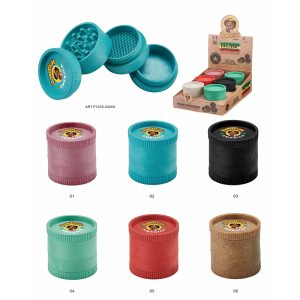 4 Part 63mm Honey Puff Plastic Grinder (P1230-63)