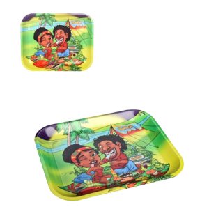 Honey Puff Cartoon Printed Iron Rolling Tray 274*340mm  (P1270)