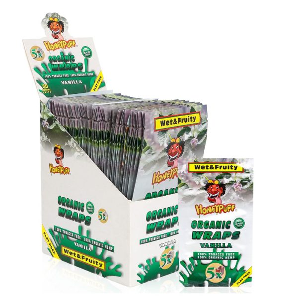 HoneyPuff - Organic Flavored Hemp Wrap - Vanilla (P8108 （P8001))
