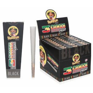 HoneyPuff Pre-Rolled Cones - Slim – Black (P8203-05)