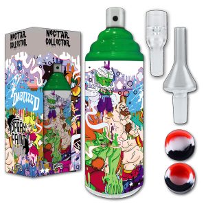 Spray Can Glass 2in1 Bubbler & Nectar Collector | Evil Street Broz (SCN-4)