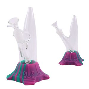 5" Silicone Tower Bong - (SMKE-056 D)