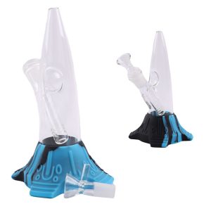5" Silicone Tower Bong - (SMKE-056 E)