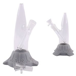 5" Silicone Tower Bong - (SMKE-056 B)