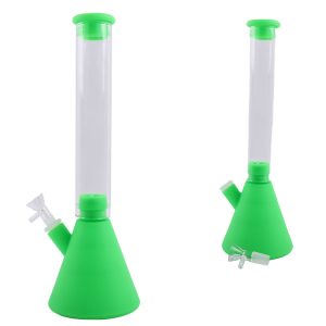 5" Silicone Long Neck Bong (SMKE-059-B)