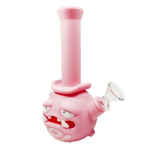 6" Silicone Weezing Bong  (SMKE-095-Pink)