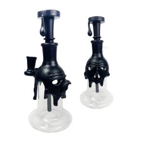 8" Silicone Woodpecker Bong (SMKE-098-Black)