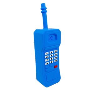 6.5" Silicone Phone Style Bong - Blue (SMKE-099)