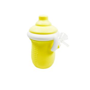 4.5" Silicone Baby Bottle Bong - Yellow (SMKE-101)